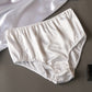 Sample Pure Silk French Cut Pantie Size S | Pearl White | Mulberry Silk Pantie