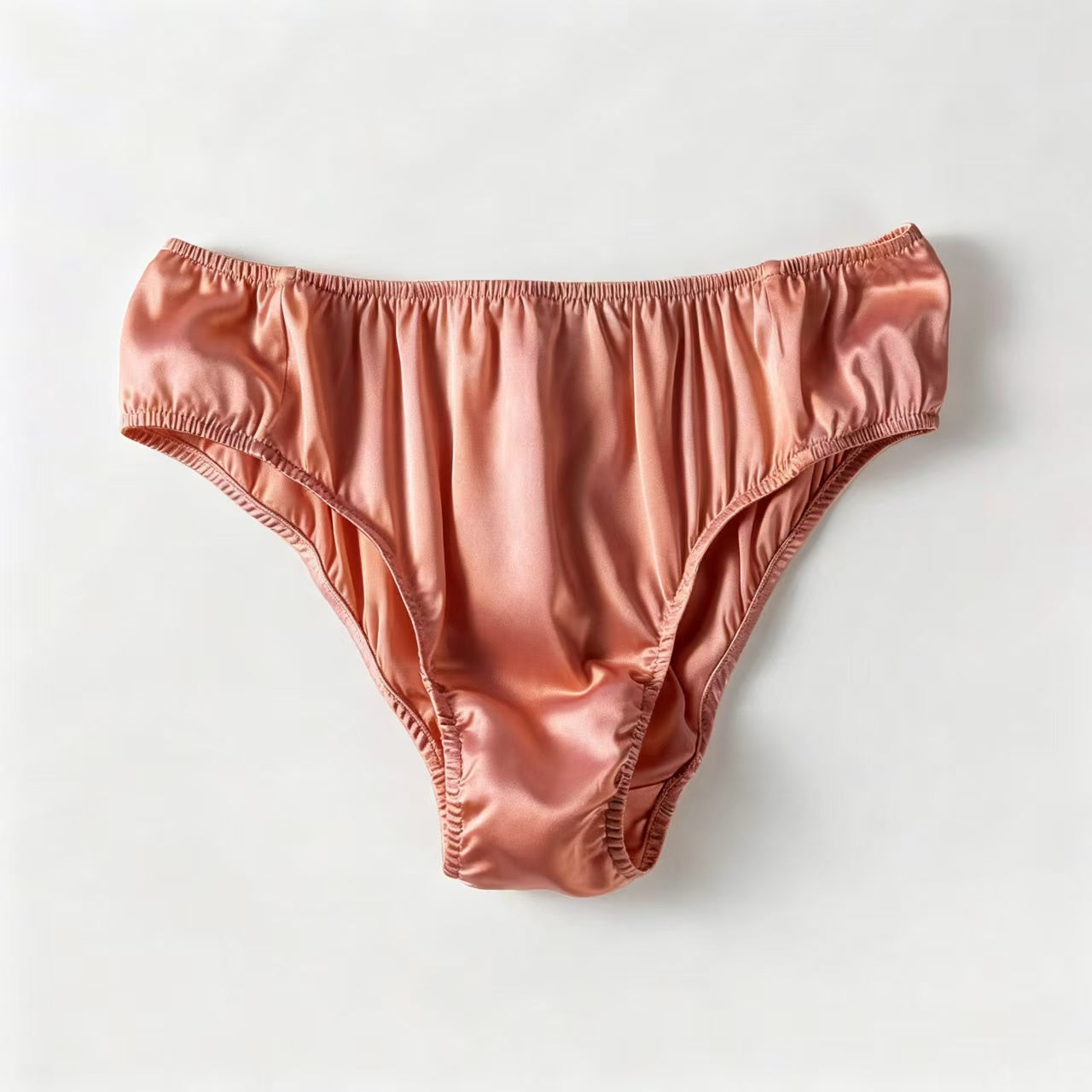 2026 Sample Pure Silk Bikini Size S | Tuscany Pink| Mulberry Silk Pantie #17
