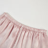Dusty Rose Pure Silk Scallop Edged Shorts | 19 Momme Silk Charmeuse