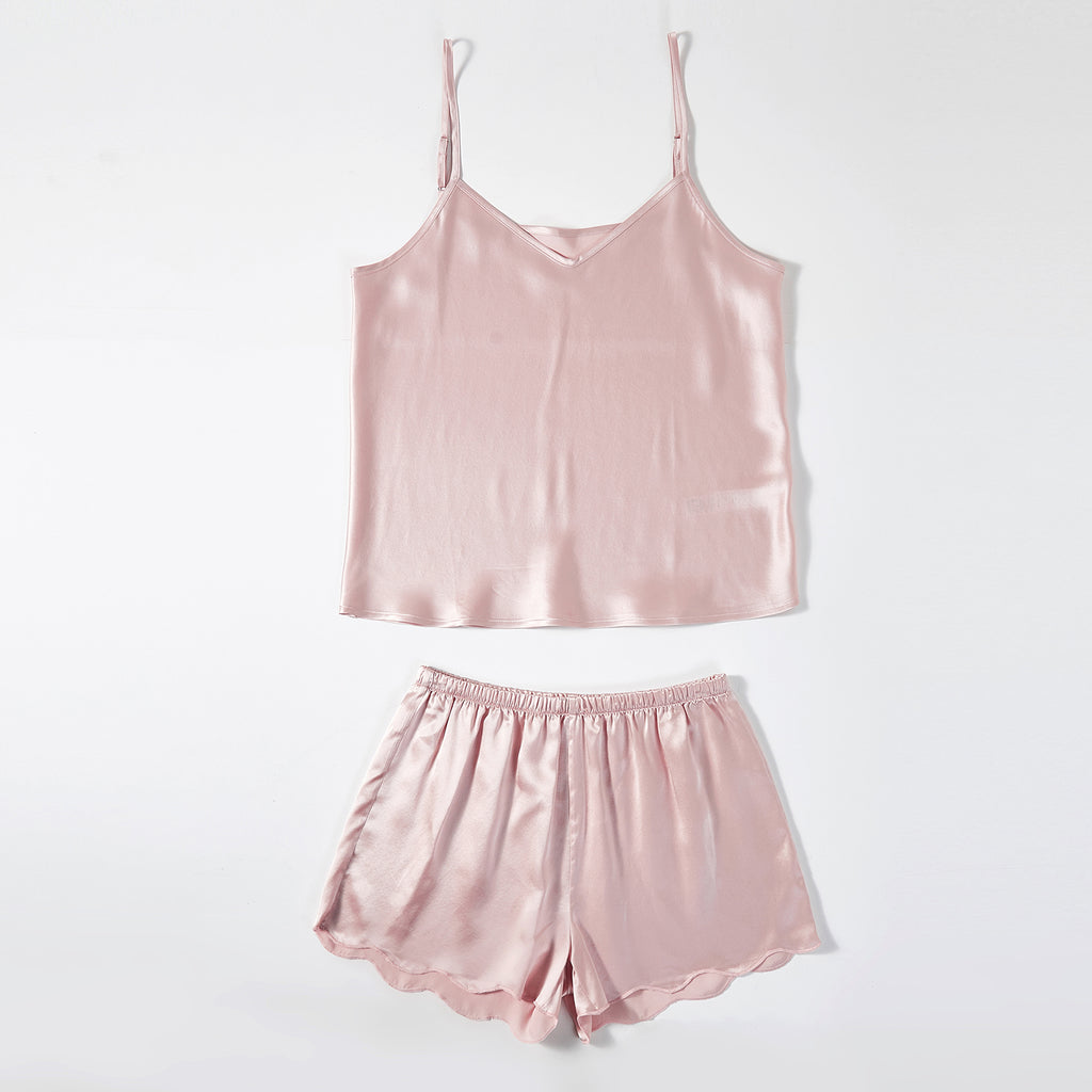 Dusty Rose Pure Mulberry Silk Camisole with Adjustable Straps | Relaxed Fit | 19 Momme | Soar Collection