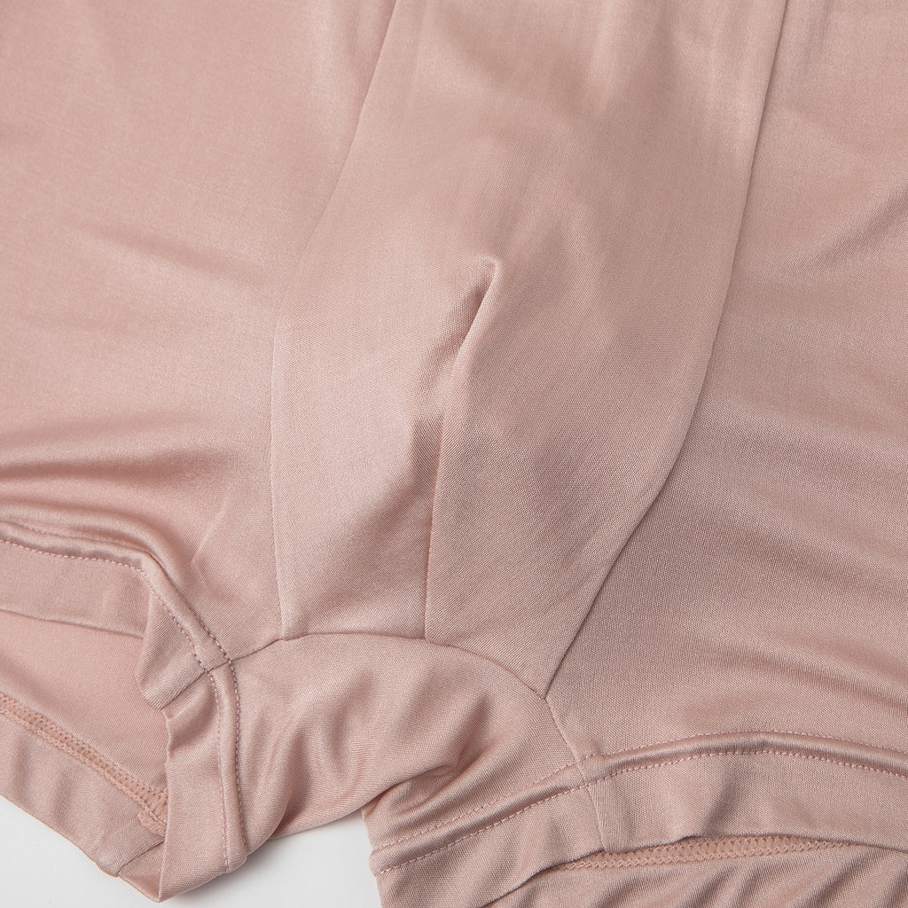 Dusty Rose Knitted Silk Men's Trunks | Mid Rise | Shimmer Collection