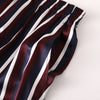 Pure Mulberry Silk Striped Men's Shorts | Mid Waist | 19 Momme Silk Charmeuse
