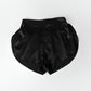 Black Pure Mulberry Silk Petal Camisole Top | Mid-Waist Shorts | Silk Charmeuse Lingerie | Bridesmaid Gift Pj Set | Soar Collection