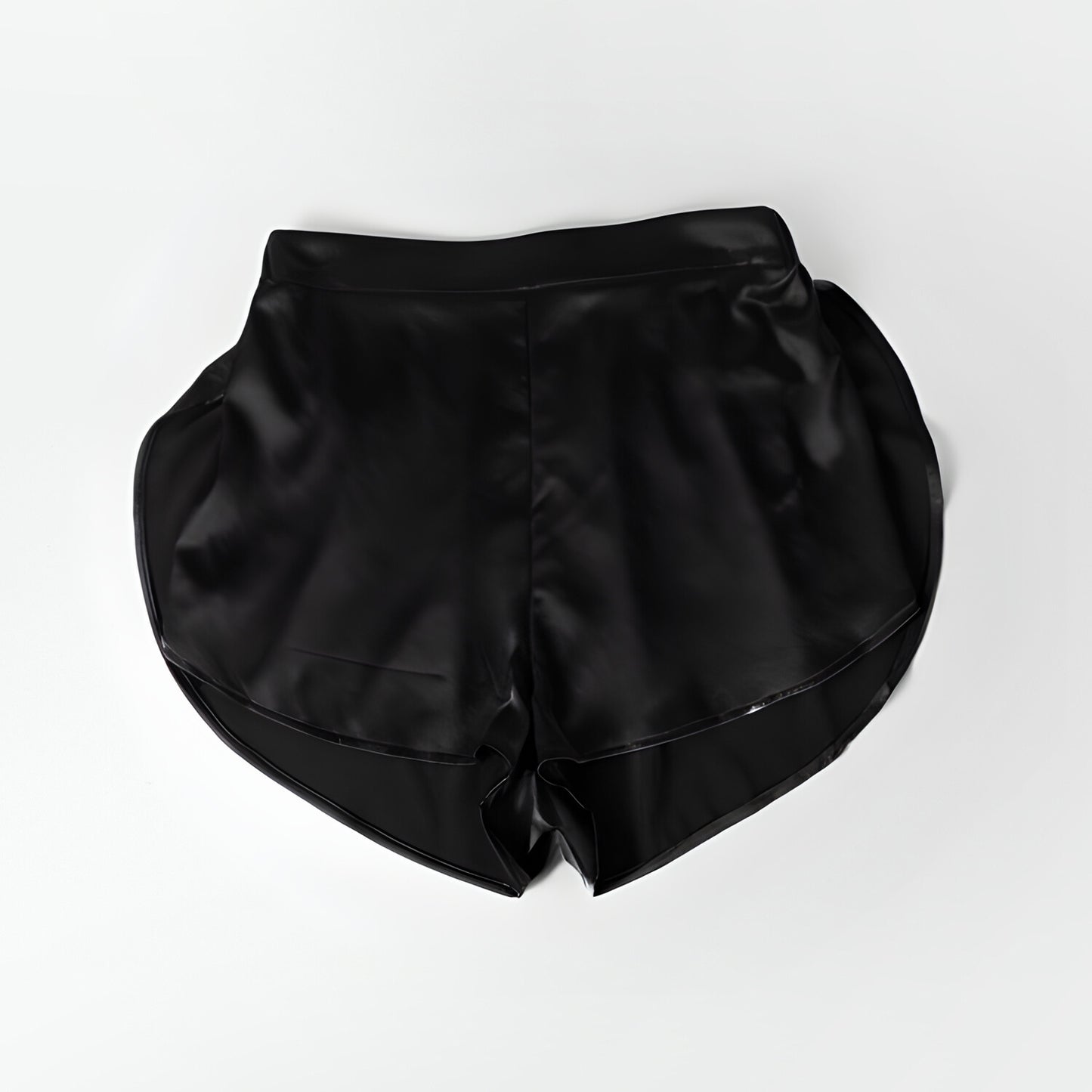 Black Pure Mulberry Silk Petal Camisole Top | Mid-Waist Shorts | Silk Charmeuse Lingerie | Bridesmaid Gift Pj Set | Soar Collection