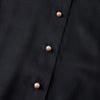 Pure Silk Pointed Collar Fitted Blouse | Ariel | 19 Momme Sueded Silk Charmeuse | Pearl Buttons