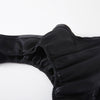 Black Pure Mulberry Silk T-String Pantie | Mid to High Waist Thong | 22 Momme | Float Collection
