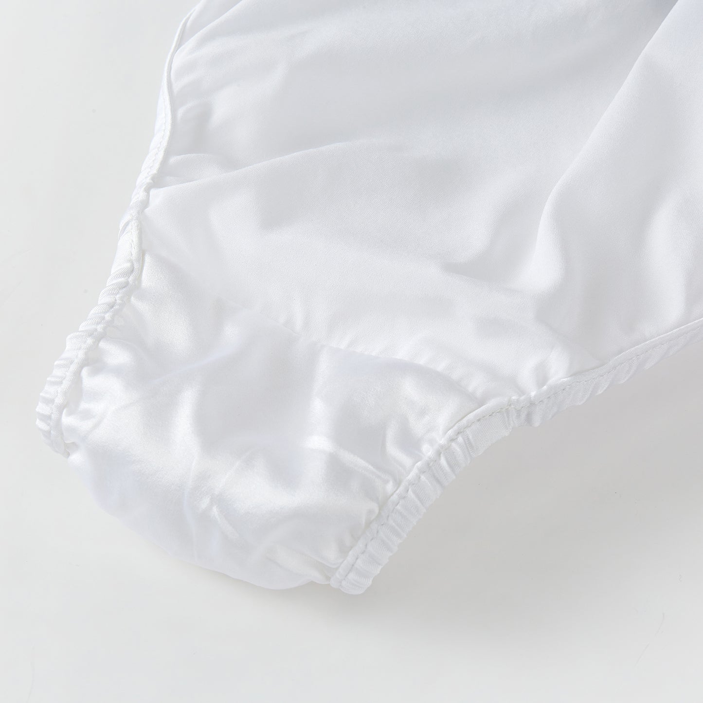Butterfly Effect | Custom Pure Pure Silk Bikini Pantie | Mid Waist | Black and White Lace on Mulberry Silk | Brush Collection