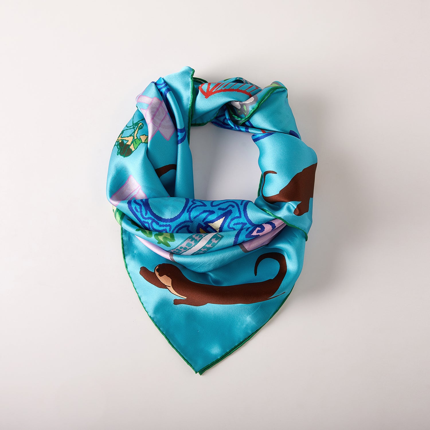 Vancouver Pure Silk Large Square Scarf | Original Artwork