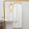 Daffodils Pure Silk Long Sleeve Pajama Set for Women