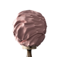 Pure Mulberry Silk Hair Bonnet Cocoa Purple | Single Layer with Adjustable Elastic | 100% Silk 22 Momme | Sleeping Bonnet Gift