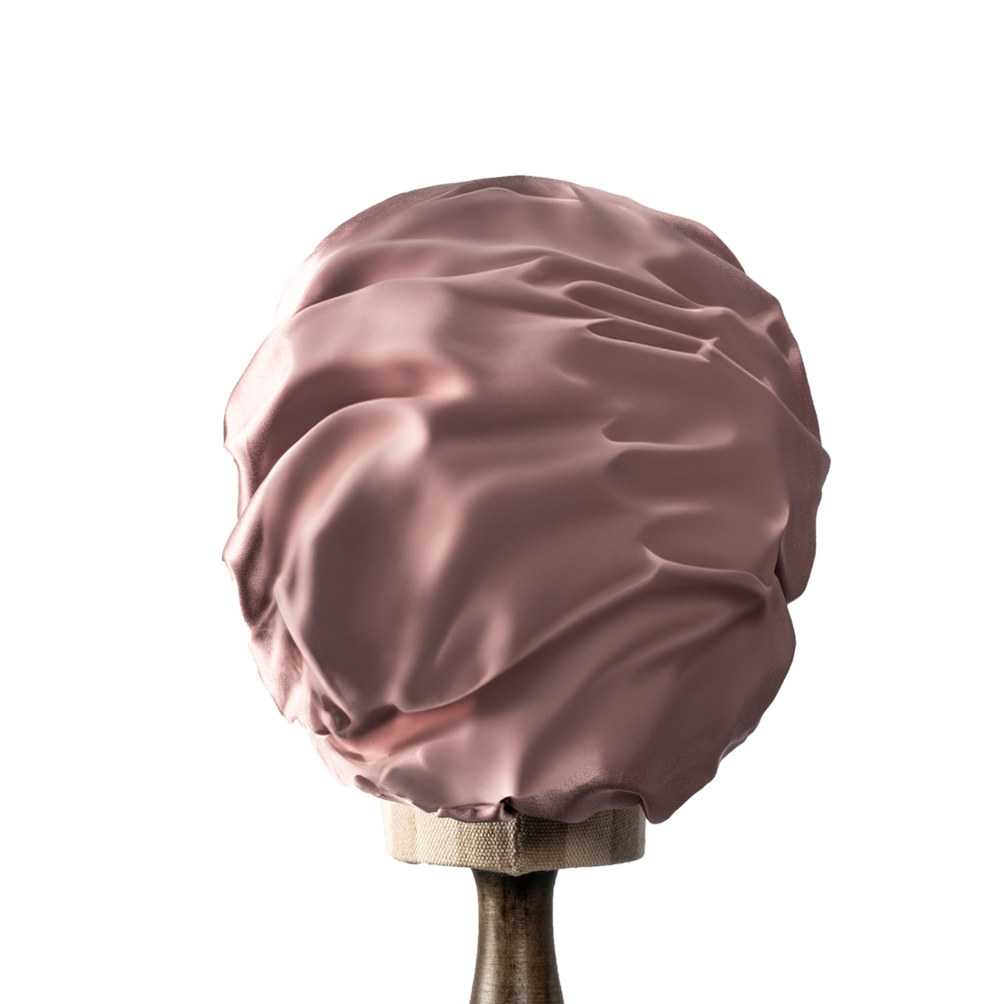 Pure Mulberry Silk Hair Bonnet Cocoa Purple | Single Layer with Adjustable Elastic | 100% Silk 22 Momme | Sleeping Bonnet Gift