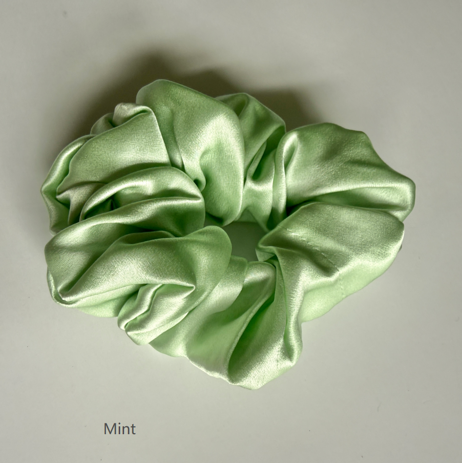 2026 Sample Pure Mulberry Silk French Scrunchie | 2 inch | 19-22 Momme | #42