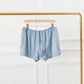 Steel Blue Pure Mulberry Silk Men's Trunks | Mid Rise | 19 Momme | Soar Collection