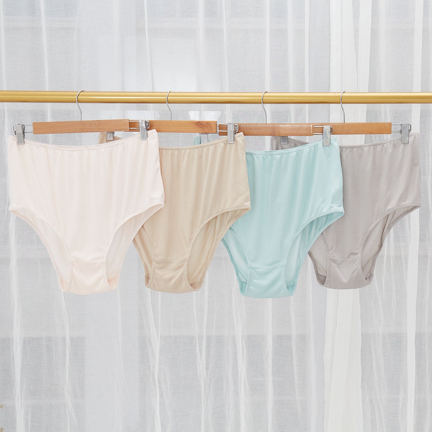 Custom Handmade Pure Silk Panties | Elora Panties | High Waist French Cut | Knitted Mulberry Silk