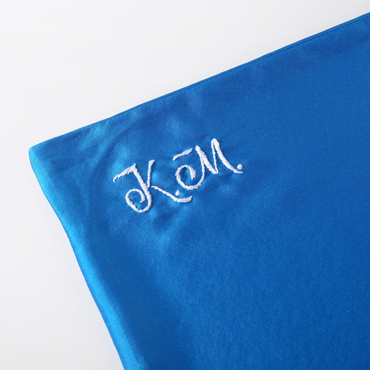 Custom Embroidery on Silk Lingerie | Initials, Symbols and Patterns | Wedding and Anniversary Gifts