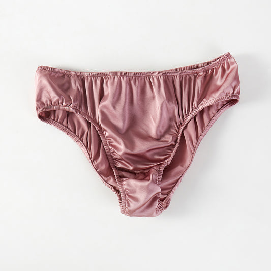 Sample Pure Silk Bikini Size M & L | Rosewood | Mulberry Silk Pantie