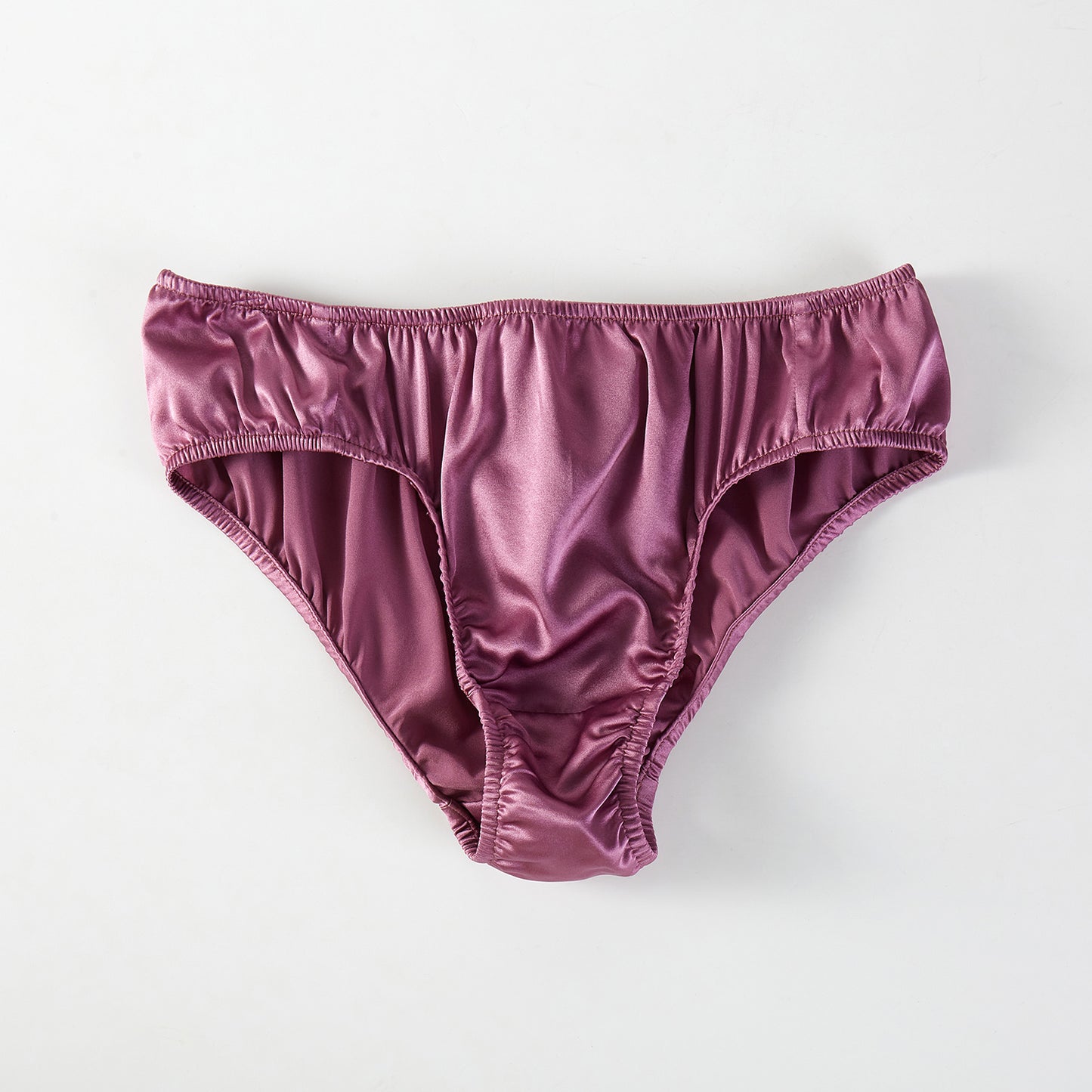 Sample Pure Silk Bikini Size M & L | Cocoa Purple | Mulberry Silk Pantie