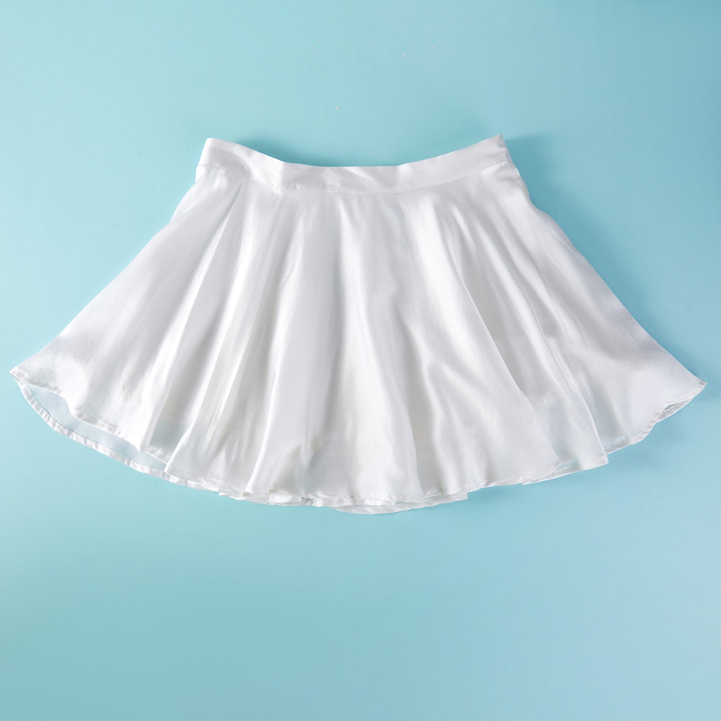 Custom Silk Skirt Elise | Mini Skater Skirt