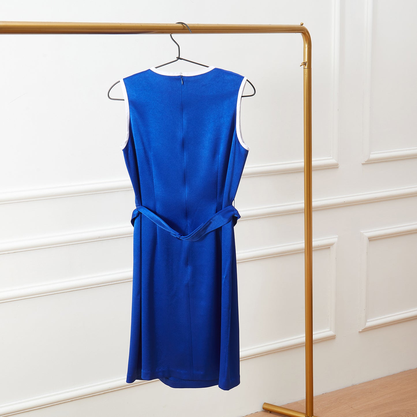 Custom Silk Dress Julie | Knee Length Business Casual Dress with Pockets