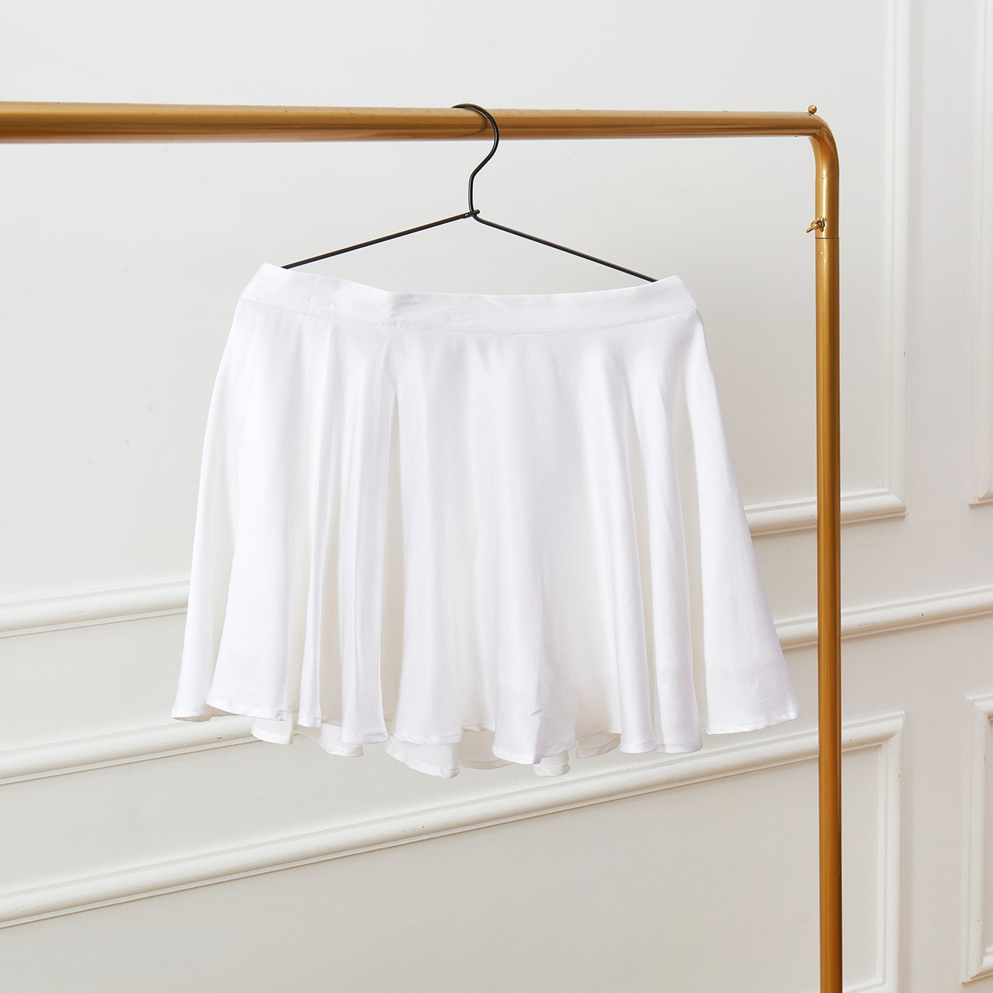 Custom Silk Skirt Elise | Mini Skater Skirt