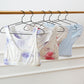 Sample Pure Knitted Silk Bralette Size 34B | French Cut Pantie Size L | Blue Rose