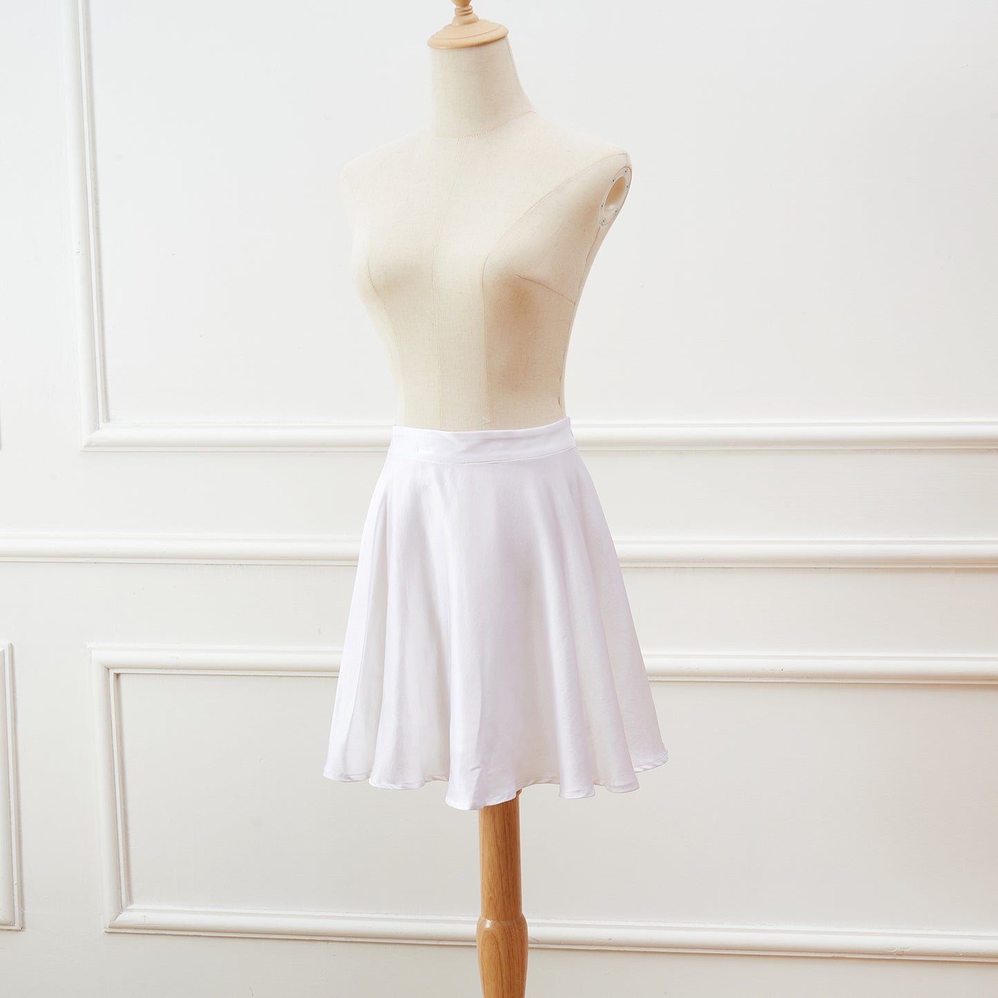 Custom Silk Skirt Elise | Mini Skater Skirt