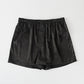 Black Pure Mulberry Silk Men's Boxers | Mid Rise with Button Closure | 19 Momme | Soar Collection
