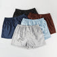Set of 5 Pure Mulberry Silk Men's Boxers | Mid Rise with Button Closure | 19 Momme | Soar Collection