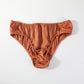 Sample Pure Silk Bikini Size XL | Brick Brown | Mulberry Silk Pantie