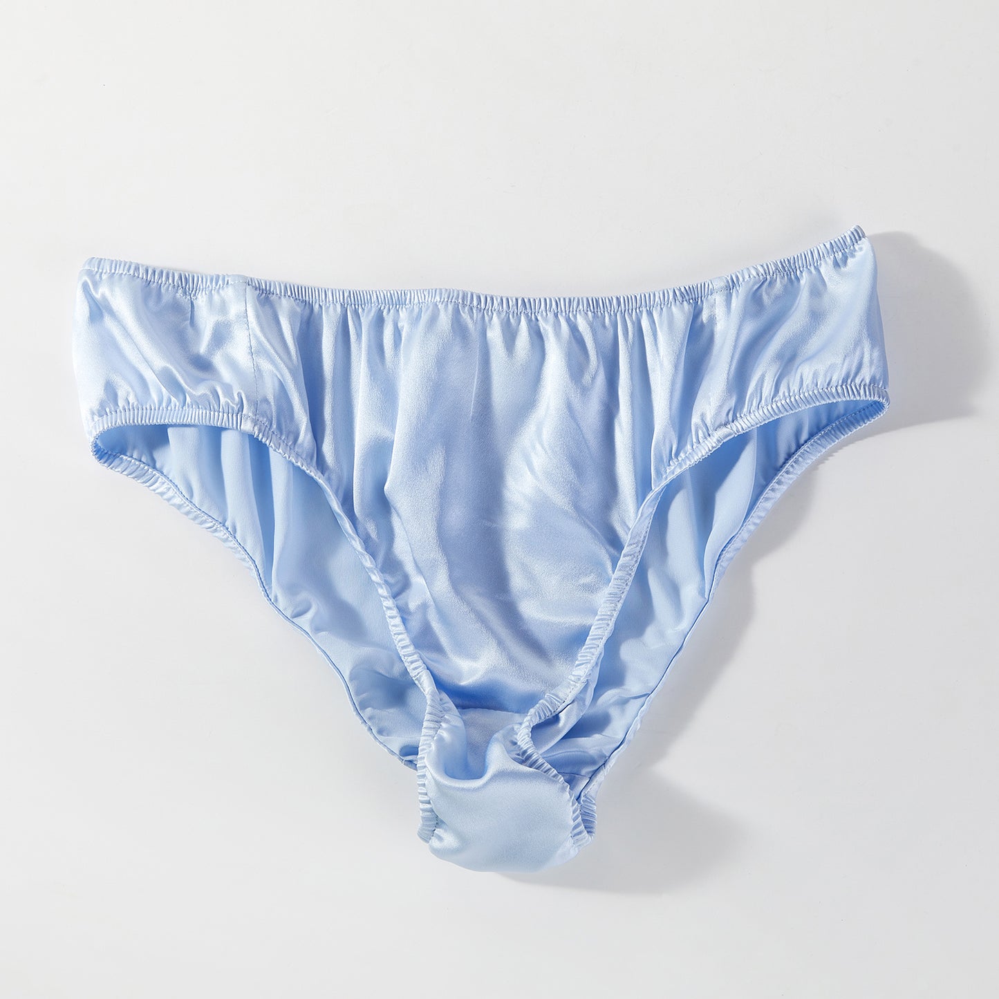Sample Pure Silk Bikini Size M | Cornflower Blue | Mulberry Silk Pantie