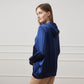 Pure Silk Long Sleeve Hoodie with Pockets | Elio | 22 Momme Silk Charmeuse