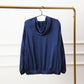 Pure Silk Long Sleeve Hoodie with Pockets | Elio | 22 Momme Silk Charmeuse