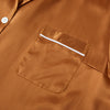 Pure Silk Long Sleeve Pajama Blouse XL-1X