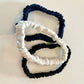 Everyday Classics | Set of 3 Pure Mulberry Silk Skinny Scrunchie | Weekly Special Hair Ties | 0.4 inch