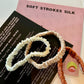 Sand Storm | Single or Set of 3 Pure Mulberry Silk Skinny Scrunchie | Weekly Special Hair Ties | 0.4 inch