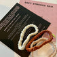 Sand Storm | Single or Set of 3 Pure Mulberry Silk Skinny Scrunchie | Weekly Special Hair Ties | 0.4 inch