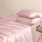 Custom Pure Mulberry Silk 28 Momme Seamless Flat Sheet, Fitted Sheet, Duvet Cover | Full, Queen, King, California King & Sets | Float Collection
