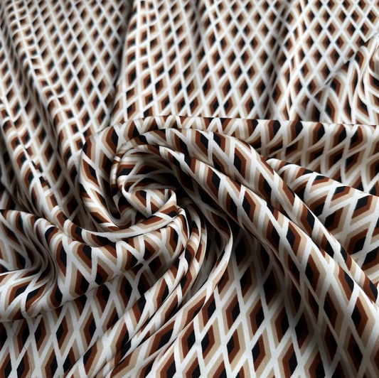 #8 Coffee Diamonds | Fabric for Customization