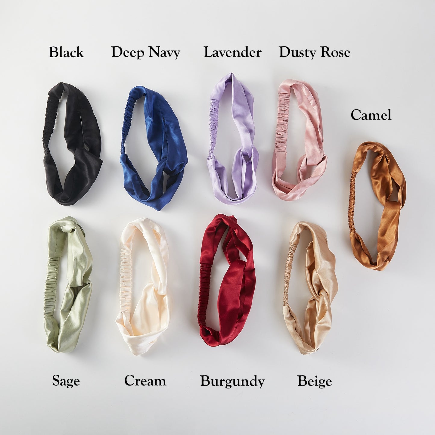 Pure Mulberry Silk Turban Headband | 22 Momme | Float Collection