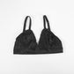 Sample Pure Shallan Bralette Size 38D | Black | Mulberry Silk Bralette