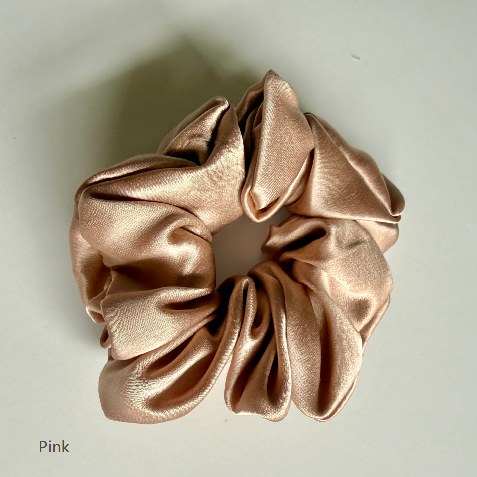 2026 Sample Pure Mulberry Silk French Scrunchie | 2 inch | 19-22 Momme | #42