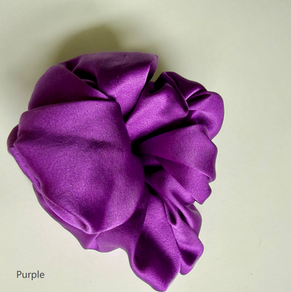 2026 Sample Pure Mulberry Silk French Scrunchie | 2 inch | 19-22 Momme | #42