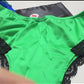 Emerald Jungle | Custom Pure Silk Brazilian Pantie | High Waist | Lace on Mulberry Silk | Bridal Lingerie | Brush Collection