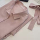 Custom Silk Dress Charlotte | Knee Length Business Casual Dress with Pockets