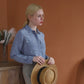 Pure Silk Long Sleeve Relaxed Fit Blouse | Elva | 14 Momme Silk Crepe