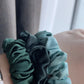 Heart of the Forest | Single or Set of 3 Pure Mulberry Silk Mini Scrunchie | Weekly Special Hair Ties | 0.8 inch