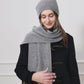 Mulberry Silk Lined Cashmere Beanie, Scarf or Set | Customized Knit Winter Hat for Men and Women