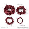 Pure Mulberry Silk Skinny Scrunchie | 0.4 Inch | 22 Momme | Float Collection