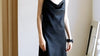 Rebirth of Venus | Baby Pink Silk Cowl Neck Slip Dress | Midi Dress with Adjustable Straps | 22 Momme | Float Collection