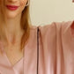 Gift Set | Pure Silk Baby Pink Kimono Robe & Slip Dress | 22 Momme | Float Collection